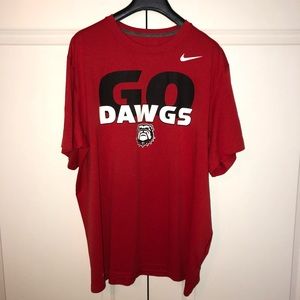 Nike UGA Dri-Fit Short Sleeve Shirt